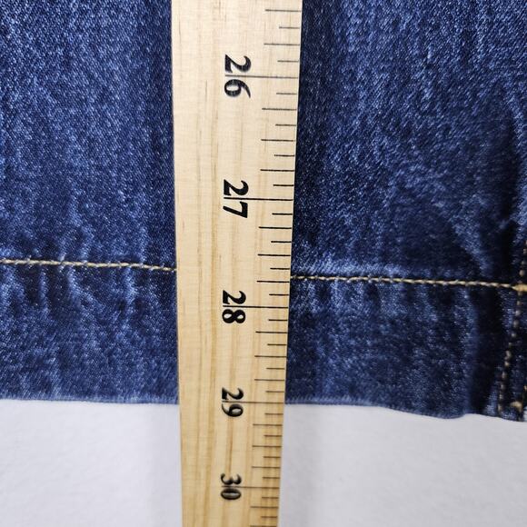 J.Crew High Rise Denim Front Slit Midi Skirt Womens 4 Pencil Western CB967 Jean - Picture 13 of 16